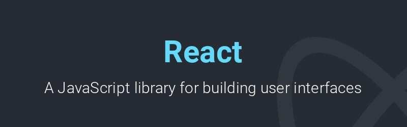 The React framework.