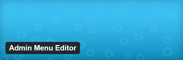 The Admin Menu Editor plugin.