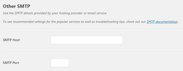 Configuring your Mandrill SMTP settings.