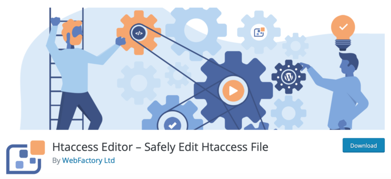 The WP Htaccess Editor plugin.