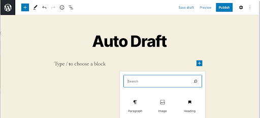 WP Block Editor