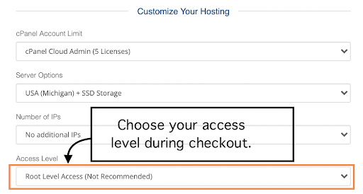 Root access on VPS